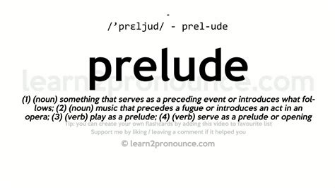 prelude 뜻, 그리고 음악과 문학의 교차로에서